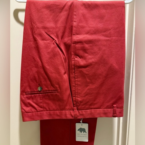 Onward Reserve Red Pants - Picture 1 of 3